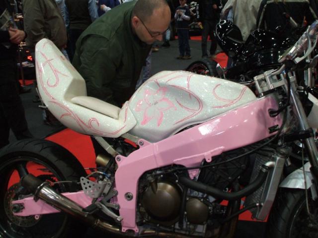 Frauenmotorrad